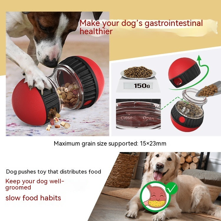 Interactive Slow-Feed Dog Food Dispenser