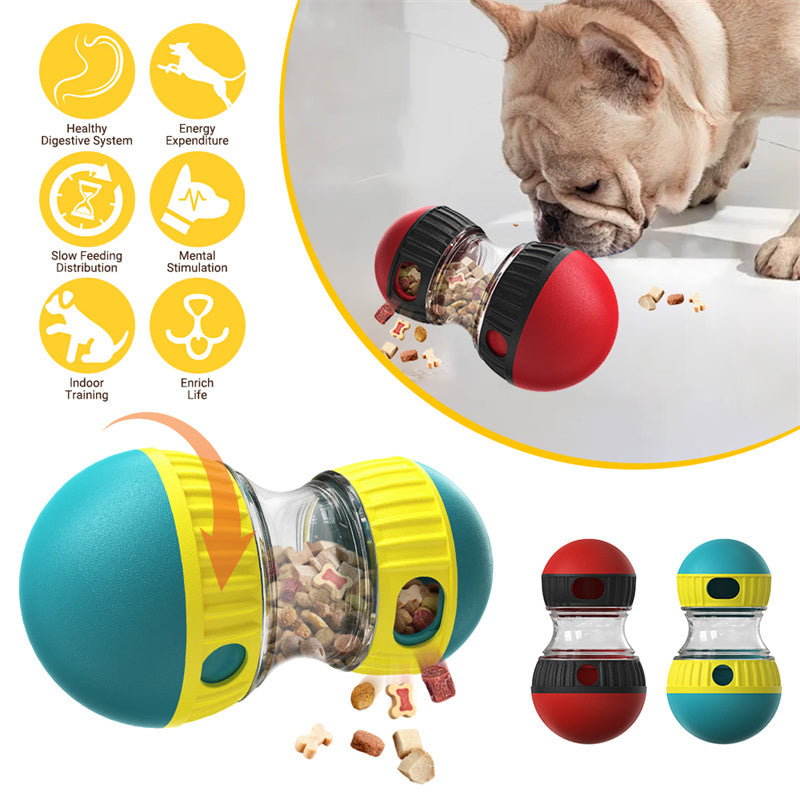 Interactive Slow-Feed Dog Food Dispenser